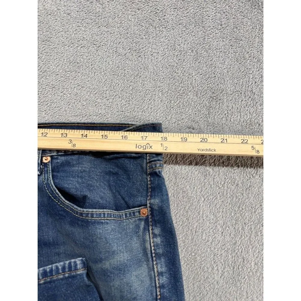 Levi's 505 Regular Fit Jeans Mens Blue Measured 36x31 Casual Denim‎